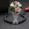 FOTOARMBAND - PERSONALISIERTES FOTOARMBAND MIT NATURSTEIN - Königlicher Siegelring