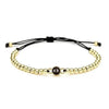 ARMBAND MIT BILD IN STEIN - PERLENARMBAND - Königlicher Siegelring