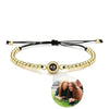 ARMBAND MIT BILD IN STEIN - PERLENARMBAND - Königlicher Siegelring