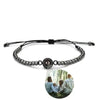 ARMBAND MIT BILD IN STEIN - PERLENARMBAND - Königlicher Siegelring