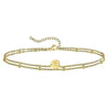 ARMBAND MIT BUCHSTABEN AUS GOLD UND SILBER: PERSONALISIERTER SCHMUCK FÜR DAMEN MIT INITIALEN - Königlicher Siegelring