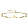 ARMBAND MIT BUCHSTABEN AUS GOLD UND SILBER: PERSONALISIERTER SCHMUCK FÜR DAMEN MIT INITIALEN - Königlicher Siegelring