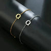 ARMBAND MIT BUCHSTABEN GOLD SILBER KLASSISCH, ELEGANTES SCHMUCKSTÜCK FÜR DAMEN UND HERREN - Königlicher Siegelring