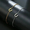 ARMBAND MIT BUCHSTABEN GOLD SILBER KLASSISCH, ELEGANTES SCHMUCKSTÜCK FÜR DAMEN UND HERREN - Königlicher Siegelring