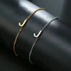 ARMBAND MIT BUCHSTABEN GOLD SILBER KLASSISCH, ELEGANTES SCHMUCKSTÜCK FÜR DAMEN UND HERREN - Königlicher Siegelring