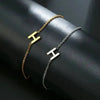 ARMBAND MIT BUCHSTABEN GOLD SILBER KLASSISCH, ELEGANTES SCHMUCKSTÜCK FÜR DAMEN UND HERREN - Königlicher Siegelring