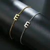 ARMBAND MIT BUCHSTABEN GOLD SILBER KLASSISCH, ELEGANTES SCHMUCKSTÜCK FÜR DAMEN UND HERREN - Königlicher Siegelring