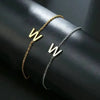 ARMBAND MIT BUCHSTABEN GOLD SILBER KLASSISCH, ELEGANTES SCHMUCKSTÜCK FÜR DAMEN UND HERREN - Königlicher Siegelring