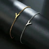 ARMBAND MIT BUCHSTABEN GOLD SILBER KLASSISCH, ELEGANTES SCHMUCKSTÜCK FÜR DAMEN UND HERREN - Königlicher Siegelring