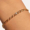 ARMBAND MIT BUCHSTABEN IN GOLD 925 STERLING SILBER - PERSONALISIERTE ELEGANZ FÜR DAMEN - Königlicher Siegelring