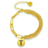 ARMBAND MIT BUCHSTABEN IN GOLD: IHR PERSÖNLICHER STIL - Königlicher Siegelring