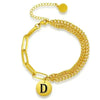 ARMBAND MIT BUCHSTABEN IN GOLD: IHR PERSÖNLICHER STIL - Königlicher Siegelring