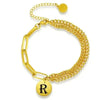 ARMBAND MIT BUCHSTABEN IN GOLD: IHR PERSÖNLICHER STIL - Königlicher Siegelring