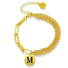ARMBAND MIT BUCHSTABEN IN GOLD: IHR PERSÖNLICHER STIL - Königlicher Siegelring