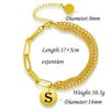 ARMBAND MIT BUCHSTABEN IN GOLD: IHR PERSÖNLICHER STIL - Königlicher Siegelring