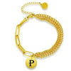 ARMBAND MIT BUCHSTABEN IN GOLD: IHR PERSÖNLICHER STIL - Königlicher Siegelring