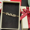 ARMBAND MIT NAMEN 6 MM ZIRKON IN SILBER-GOLD FÜR IHR HANDGELENK - Königlicher Siegelring