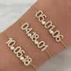 ARMBAND MIT NAMEN 6 MM ZIRKON IN SILBER-GOLD FÜR IHR HANDGELENK - Königlicher Siegelring