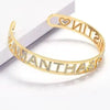 ARMBAND MIT NAMEN AUS GOLD UND DIAMANT-INITIALEN - Königlicher Siegelring