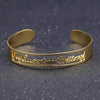 ARMBAND MIT NAMEN AUS GOLDFARBENEM EDELSTAHL UND GRAVUR - Königlicher Siegelring