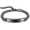 ARMBAND MIT NAMEN FÜR MANNER PERSONALISIERTE - GLIEDERKETTE SCHMUCKARMBAND - Königlicher Siegelring