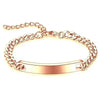 ARMBAND MIT NAMEN FÜR MANNER PERSONALISIERTE - GLIEDERKETTE SCHMUCKARMBAND - Königlicher Siegelring