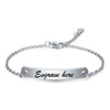 ARMBAND MIT NAMEN - PERSONALISIERTE - Königlicher Siegelring