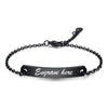 ARMBAND MIT NAMEN - PERSONALISIERTE - Königlicher Siegelring