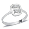 Diamantring mit Baguette und Viereck 0,20 Karat - Absolute Eleganz - Königlicher Siegelring