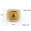 Freemason Masonic Ring - Königlicher Siegelring
