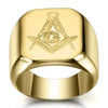 Freemason Masonic Ring - Königlicher Siegelring