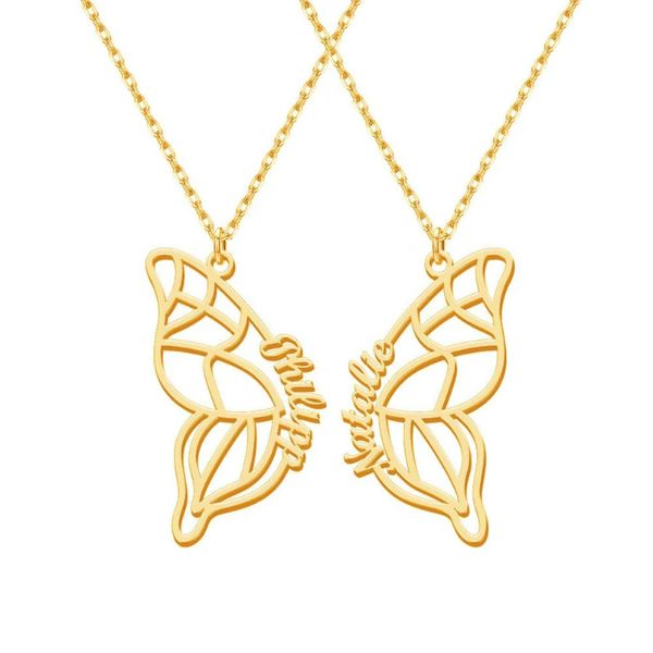    freundschaftsketten-für-2-herz-silber-und-gold-personalisierte-kette-mit-namen-schmetterling