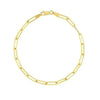GOLDKETTE DAMEN 3.85MM BÜROKLAMMER KETTE HALSKETTE ECHT 14K GELBGOLD - Königlicher Siegelring