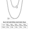 GOLDKETTE DAMEN 585 1,3MM-KABELKETTE : GELBGOLD-WEISSGOLD-ROSÉGOLD - Königlicher Siegelring