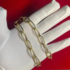 GOLDKETTE DAMEN 585 14 KARAT GLIEDERKETTE MASSIV GOLD KETTE - Königlicher Siegelring