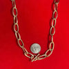 GOLDKETTE DAMEN 585 14 KARAT GLIEDERKETTE MASSIV GOLD KETTE - Königlicher Siegelring