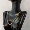GOLDKETTE DAMEN 585 ECHT 14 KARAT MASSIV GELBGOLD BUROKLAMMER KETTE - Königlicher Siegelring