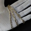 GOLDKETTE DAMEN 585 ECHT 14 KARAT MASSIV GELBGOLD BUROKLAMMER KETTE - Königlicher Siegelring