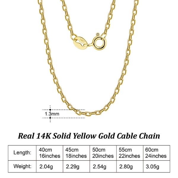     goldkette-damen-585-ohne-anhanger-luxus-echtes-14k-massivgold-1-3mm-kabelkette-halskette-echtes-au585-weissgold-rosegold-anhanger-schmuck-fur-frauen