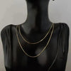GOLDKETTE DAMEN 585 OHNE ANHÄNGER - MASSIVE 14 KARAT GOLD BOX KETTE - Königlicher Siegelring