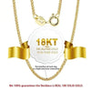 GOLDKETTE DAMEN 750 - ECHTES 18K MASSIV GOLD - Königlicher Siegelring