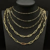 GOLDKETTE DAMEN BUROKLAMMER KETTE ECHT 10 KARAT MASSIVEM GOLD - Königlicher Siegelring