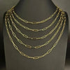 GOLDKETTE DAMEN HERREN 10K ECHTES GELBGOLD BUROKLAMMER KETTE - Königlicher Siegelring