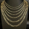 GOLDKETTE DAMEN HERREN ECHT 585 14 KARAT GOLD MASSIV GLIEDERKETTE - Königlicher Siegelring