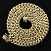 GOLDKETTE HERREN DAMEN 10K ECHT GOLD MIAMI CUBAN LINK - 6.7MM 20 ZOLL GOLD KETTE - Königlicher Siegelring