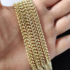 GOLDKETTE HERREN DAMEN 10K ECHT GOLD MIAMI CUBAN LINK - 6.7MM 20 ZOLL GOLD KETTE - Königlicher Siegelring