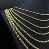GOLDKETTE HERREN DAMEN 585 OHNE ANHÄNGER ECHT 14 KARAT GOLD GELB MASSIV SEILKETTE - Königlicher Siegelring