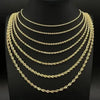 GOLDKETTE HERREN DAMEN 585 OHNE ANHÄNGER ECHT 14 KARAT GOLD GELB MASSIV SEILKETTE - Königlicher Siegelring