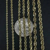 GOLDKETTE HERREN DAMEN SEILKETTE 585 ECHT 14 KARAT GOLD GELB MASSIV - Königlicher Siegelring
