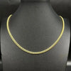 GOLDKETTE HERREN UND DAMEN MIAMI CUBAN LINK KETTE 4.5MM ECHTE 10K GOLD 417 (HALSKETTE UND ARMBAND) - Königlicher Siegelring